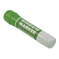 JAM Paper Team Spirit Window Markers - Washable Ink for Car/Home Windows - Green-Green Window Marker