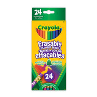 Crayola Erasable Coloured Pencils - 24 Pack-Erasable coloured pencils