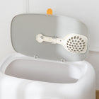 PawHut Open Top Kitty Pan Cat Litter Box with Anti-Sand Tunnel - White-Material: Polypropylene 