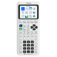Texas Instruments Ti-84 Evo Graphing Calculator  - White Standard-Faster performance with a 3x faster processor for quicker, clearer graphing
