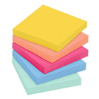 Post-it Super Sticky Notes - 3" x 3" - Summer Joy Collection - 450 Sheets - 5 Pack-3" x 3", Summer Joy Collection