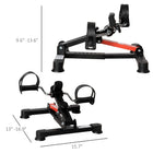 Soozier Mini Exercise Bike-Can be placed under a desk or table