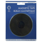 Merangue Adhesive Magnetic Tape - 1" x 10' - Black-10 feet of peel and stick magnetic tape