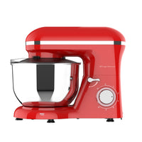 Frigidaire 6-Speed Retro Stand Mixer - 6.2 L - Red-White LED light