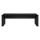 Hudson&Canal Oswin 48"W Rectangular Coffee Table - Black Grain-Table is made of high-quality and durable MDF materials