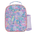 Jump Lunch Bag with 2 Containers - Purple-Polyester & PEVA material