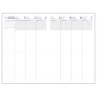 Quo Vadis 2025-2026 Plan 24 Weekly Planner - 6.25" x 9.5" - Assorted Colours - Bilingual-Stitched binding