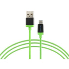 Spark Electronics Mfi Apple Certified Premium Quality 8 Pin Lightning To Usb Sync Cable, Green-Slim lightning connector design that allow it to be used with devices without removing case