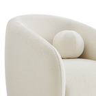 Modway Holland Swivel Chenille Fabric Armchair - Cream-8