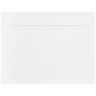 JAM Paper 10 x 13 Booklet Envelopes, Strathmore Bright White Wove, 100 Pack (900855504g)-Bright white
