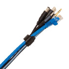 Helix Velcro Cable Ties - Black - 50 Pack-Hook and loop design