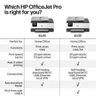 HP OfficeJet Pro 8135 All-in-One Printer - White-Made with ocean-bound recycled plastic and up to 45% post-consumer recycled plastic