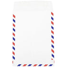 JAM Paper Airmail 9 x 12 Open End Catalog Envelopes, 500 Pack-Gum Closure