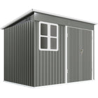 Outsunny 8.5' x 6' Outdoor Storage Shed-Ample dimensions provide excellent storage for garden tools and equipment
