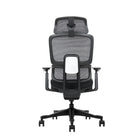 Kopplen Ergonomic High-Back Polyester Task Chair-Wire control synchronized tilting mechanism with 4 gear lock settings.