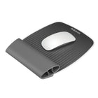 Fellowes I-Spire Series Wrist Rocker - Grey-Elliptical design offers a smooth, effortless rocking motion for enhanced mousing comfort