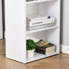HOMCOM 47.25" Computer Desk with Storage - White-Easy Assembly required