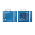 Basic Tech Wired Earbuds with Volume Control And Mic - Sea Blue-Built-In Microphone