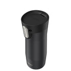 Contigo AUTOSEAL West Loop Vacuum-Insulated Stainless Steel Travel Mug with Easy-Clean Lid - 16 oz (473 mL) - Matte Black-Drink with ease: Bottle can be held, locked, and released with one hand