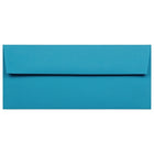 JAM Paper #10 Business Envelopes, 4 1/8 x 9.5, Brite Hue Blue Recycled 1000 Pack (15861B)-Blue