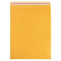 Jam Paper Open End Catalog Commercial Envelopes with Peel and Seal Closure - 11 1/2" H x 14 1/2" W - Brown Kraft Manila - 50 Pack-Color: Brown Kraft Manila