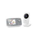 Motorola VM482 Video Baby Monitor with 2.4" LCD Screen - White & Grey-Secure. Private. Complete Control - No Wi-Fi or App needed. Direct secure connection between camera and monitor gives you peace of mind