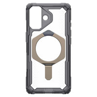 UAG Plasma XTE Compatible with MagSafe Rugged Case for iPhone 17 - Ash/Titanium-Integrated Kickstand