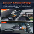Vantrue S1 Pro 2.7K/1080P Dual Front and Rear Dash Cam with 64 GB SD Card-Advanced night vision ensures clear recording in dim roads parking areas rain glare or near dark environments