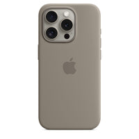 Apple Silicone Case with MagSafe for iPhone 15 Pro - Clay-Model Compatibility: Apple iPhone 15 Pro