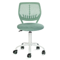 Homy Casa Fabric Task Chair - Aqua-Colourful PP back & breathable fabric seat