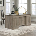 Sauder 65"W Palladia Executive Desk - Split Oak-9