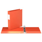 Davis Group Premium Economy Binder - D Ring - 1.5" - Orange - 6 Pack-1.5"