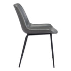 Zuo Byron Dining Chair - Grey - Set of 2-3 year limited warranty