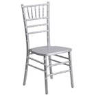 Flash Furniture HERCULES Series Silver Wood Chiavari Chair-1100 lb. Weight Capacity