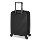 Atlantic - Swerve 19" Hardside Carry-on Luggage - Black-Four 360-degree spinner wheels allow suitcase to move easily in all directions