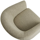 Modway Muse Boucle Fabric Barrel Accent Chair - Cork-8