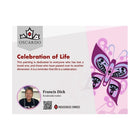 Oscardo Celebration of Life by Francis Dick Phone Bag-Compact & Ethical Design - Made from durable synthetic leather in a convenient 13cm x 20cm x 4cm size, with royalties paid to the artist or their estate for every purchase