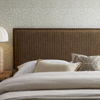 Modway Camille Striped Linen Blend Queen Size Headboard - Earth Stripe-French Seam Detailing