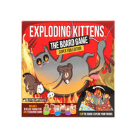 Exploding Kittens The Board Game (Super Fan Edition)-The board completely transforms: In this family game, your goal is to make it to the end of the board without exploding