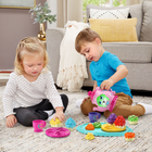 LeapFrog Rainbow Tea for Two - French-Brew fruit tea by lifting the lid to select a flavor and the teapot will change color; play peek-a-boo and smile in the mirror