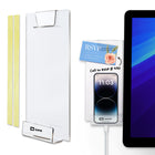 Quartet Acrylic Dry Erase Monitor Board with Paper Clip and Phone Holder - 4” x 8”-DURABLE CONSTRUCTION: Made of high-quality acrylic, the lightweight dry-erase surface is reusable and resistant to stains and ghosting. Use with a Quartet Dry Erase Fine Tip Marker.
