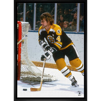 Bobby Orr Bruins Action - Framed Canvas - 22" x 31"-Premium canvas print with gallery-wrapped edges