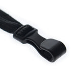 Beslayn Heavy Duty Flat Braid Breakaway Lanyard With No Twist Plastic ID Clip - Black - 50 Pack-Safety breakaway clip – perfect for schools, security, and medical facilities