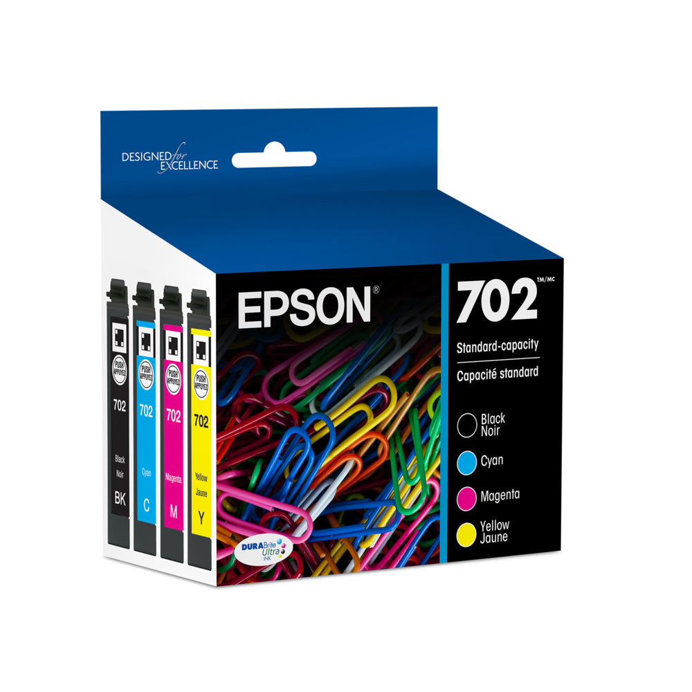 Epson 702 Ink Cartridge Combo Pack - Standard Capacity - Black