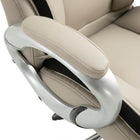 Vinsetto PU Leather Executive Office Chair with Swivel Wheels - Ergonomic-Faux leather with breathable mesh, easy to maintain