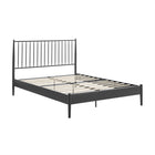 Modway Adair Spindle Metal Queen Platform Bed - Charcoal-Queen Size Platform Bed Frame