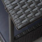 PawHut Wicker Dog House with Removable Cushion - Grey-Soft padded cushion is included for extra comfort 