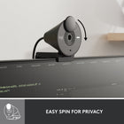 Logitech Brio 300 Full HD Webcam with Privacy Shutter & Noise Reduction Mic - Graphite-Made for Meetings: Brio Webcam 300 is compatible with most video conferencing platforms and certified for Zoom, Microsoft Teams and Google Meet