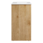 Modway Appia 36" Bathroom Vanity - Oak/White-8" Centerset Holes