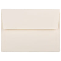 JAM Paper A7 Strathmore Invitation Envelopes - 5.25" x 7.25" - Ivory Wove - 50 Pack (191188I)-Color: Ivory Wove